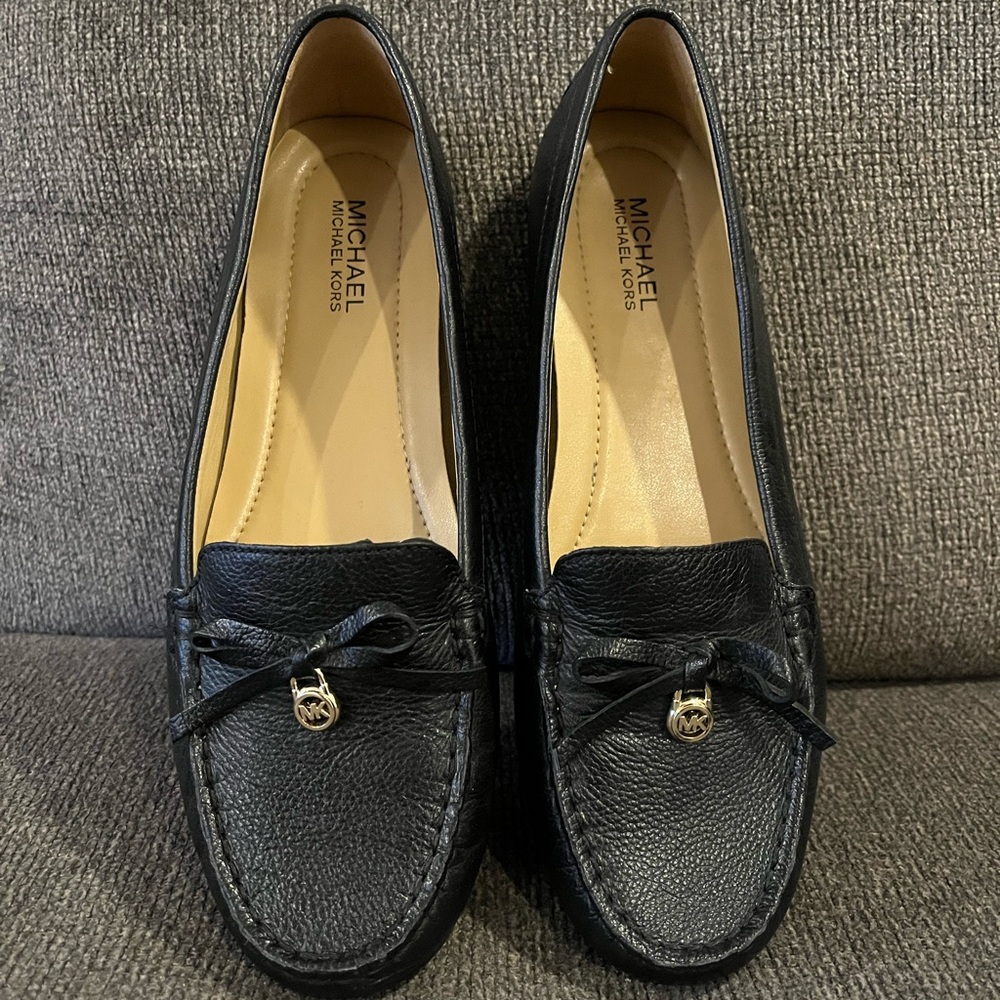 Michael Kors Black Loafers Size 8